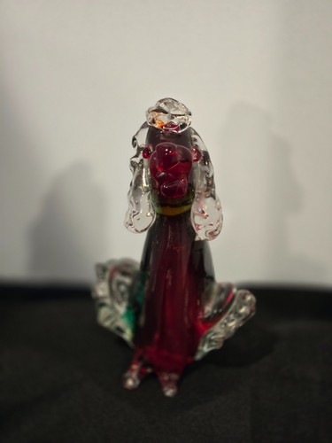 Mid-Century Vintage Hand Blown Murano Glass Art Poodle-IT GLOWS!! - Picture 1 of 14