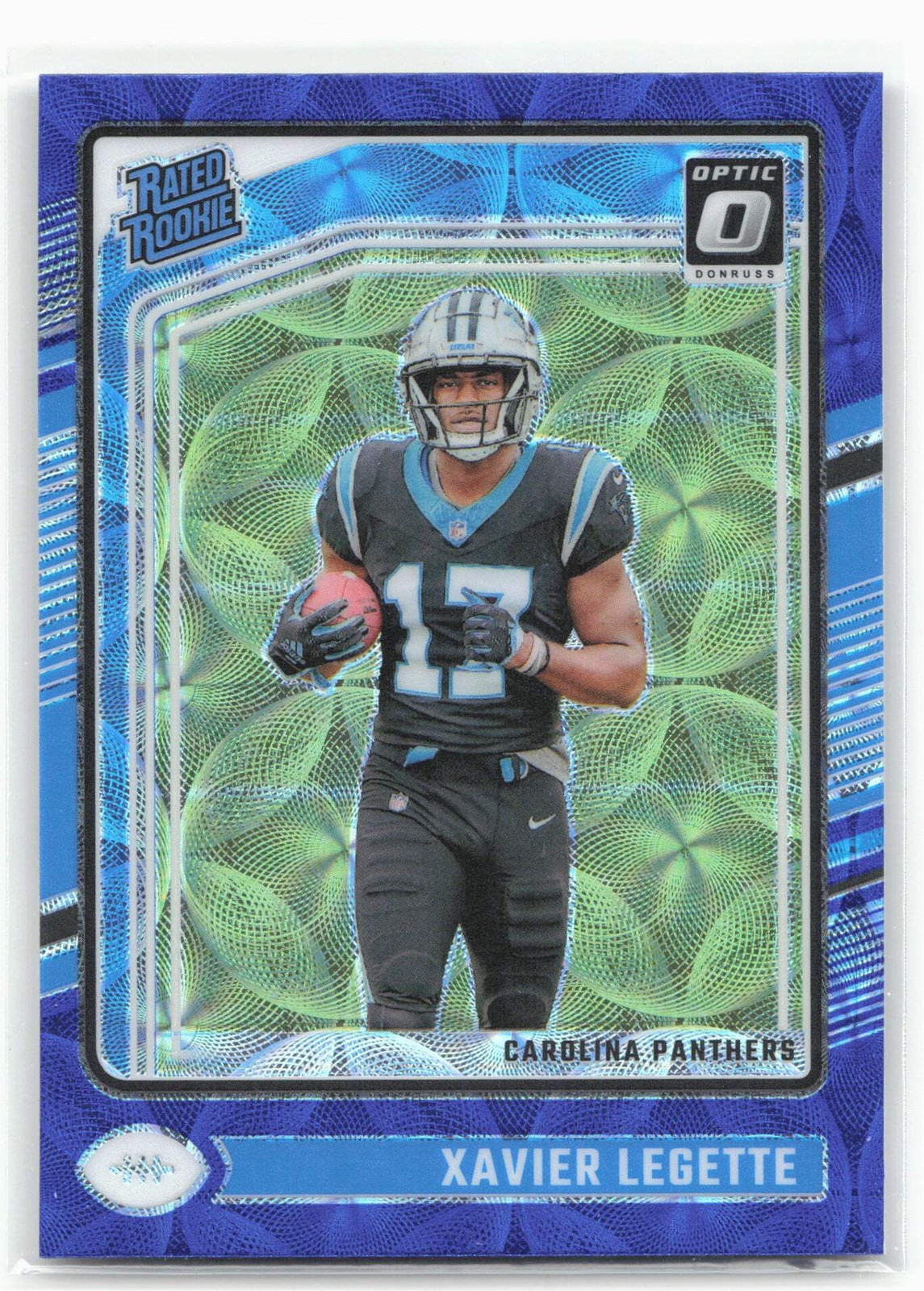 2024 Donruss Optic #299 Xavier Legette Blue Scope