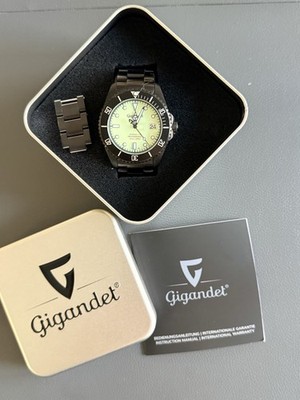 SEA GROUND G2-012 Gigandet Automatikuhr Taucheruhr Edelstahl