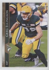 2021 Upper Deck CFL Gold 26/50 Greg Ellingson #19 h8y