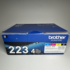 Brother TN223 Toner Cartridge Black Cyan Magenta Yellow TN2234PK OEM Genuine