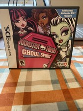 Monster High Ghoul Spirit Nintendo DS 2011 Case/Manual E NTSC-U/C THQ