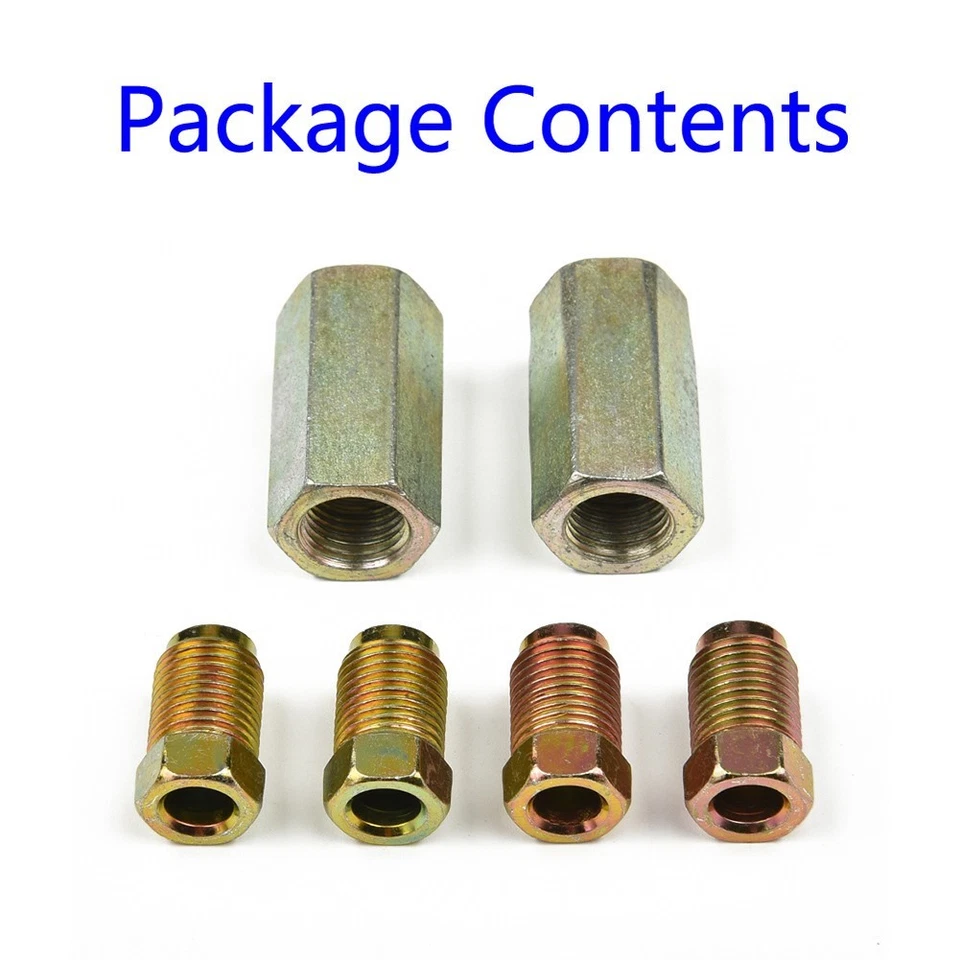 Brake Cable Connector Connector Kit + 4pcs 10mm Male Brake Pipe 2 Qty 2 Way - Image 4 of 4