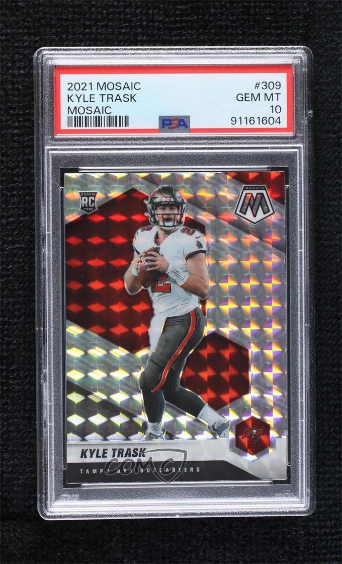 2021 Panini Mosaic Rookies Mosaic Prizm Kyle Trask #309 PSA 10 GEM MT 11uk
