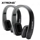 2X XTRONS Portable Bluetooth 5.3 Headphones Foldable Wireless Over Ear Headset