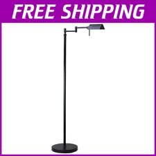 O'Bright Dimmable LED Pharmacy Floor Lamp -  Listed Black