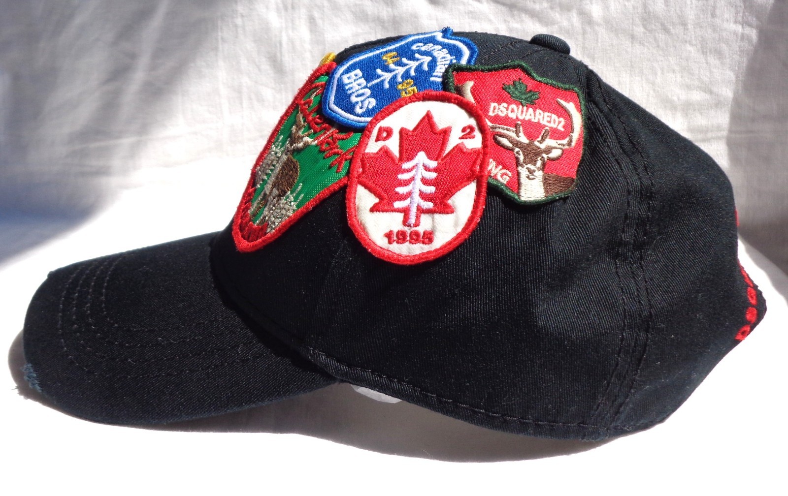 DSQUARED2 Multi Patch Logo Embroidered Iconic Bas… - image 5