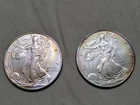 Lot of 2 - 1997 1 oz American Silver Eagle - In Stock Shipping Now!