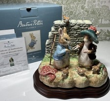 Enesco Beatrix Potter Peter Rabbit And Benjamin Bunny Figurine Limited Edition