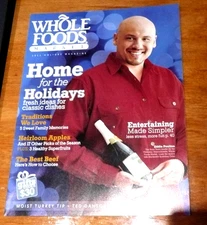 WHOLE FOODS MARKET 2011 Holiday Magazine with Holiday Recipes  Apples Best Beef