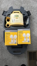 Medela Symphony Plus Double Electric Breast Pump 0 hours, has card and 2 kits