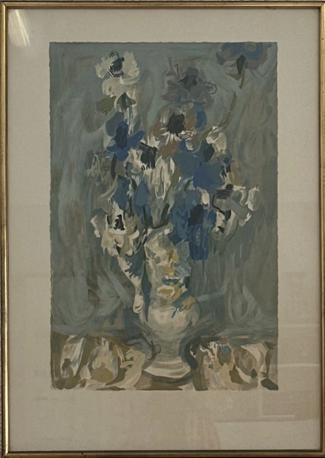 Tableau Lithographie, Eugène Baboulène, nature morte