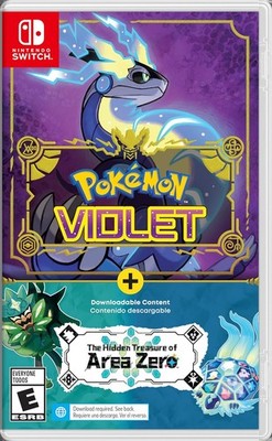 Pokemon Violet + The Hidden Treasure of Area Zero Bundle (Game+DLC) for Nintendo