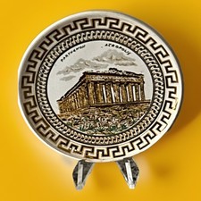 Greek Parthenon Acropolis Collector Plate Athens Greece Souvenir Mini De
