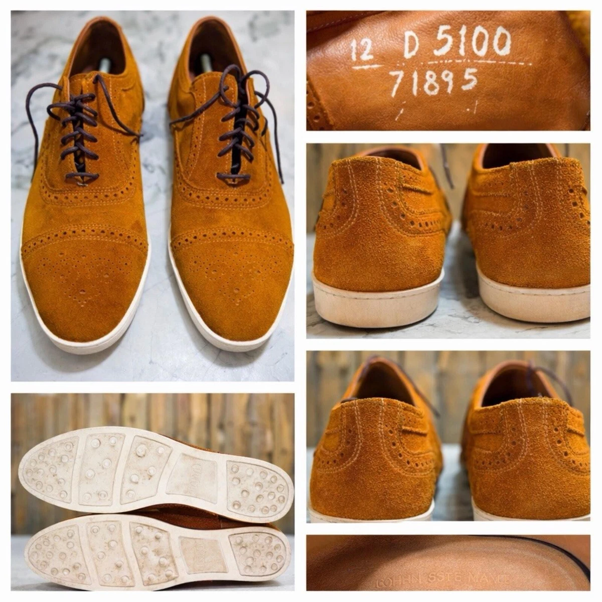 Johnston & Murphy Suede Oxford Dress Shoes for Men for sale | eBay