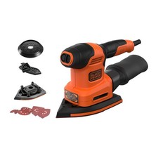 Levigatrice Orbitale Palmare a Delta 4 in 1 200 Watt BEW200-QS Black & Decker