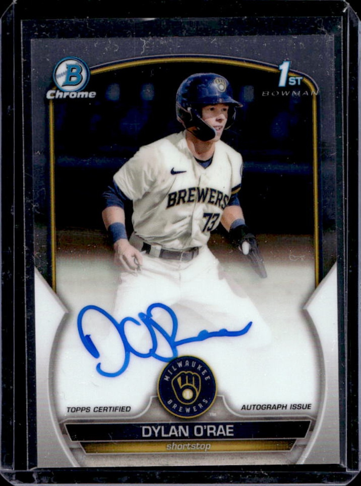 2023 Bowman Chrome Dylan O'Rae Auto 1st #CPA-DO Brewers