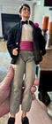 Vintage Mattel Ken Doll 1968 Taiwan Molded Black Hair Tuxedo Blazer Pink Flower