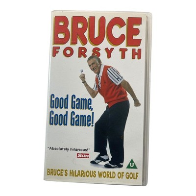 Bruce Forsyth Good Game Good Game VHS 1996 Golf Comedy Vintage Collectible