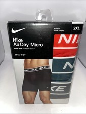 Nike Men's All Day Micro Stretch Boxer Brief Underwear 3-Pack Size 2XL