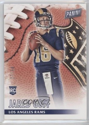 2016 Black Friday Football Rookies Thick Stock 27/50 Jared Goff Rookie RC 4g0