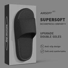 Summer Men's Slippers Women Sandals Anti-Slip EVA Thick Sole Comfortable Home Sl