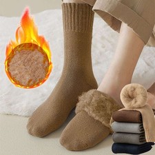 Men Wool Crew Socks Soft Heavy Thick Warm Thermal Boot Sport Work Duty Winter