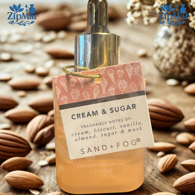 Sand + Fog Cream & Sugar Eau De Parfum Oil 1.7Oz/50mL Gourmand Dropper Fast ship
