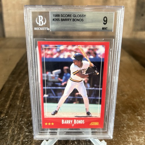 Barry Bonds #265 card from 1988 Score Glossy