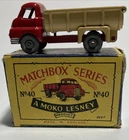Vintage Matchbox Moko Lesney #40 Bedford 7 Ton Tipper w/Original Box
