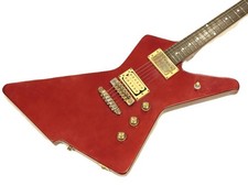 Ibanez Destroyer II DT300 1982 Fire Red Fujigen Super 58 V-2 avec étui