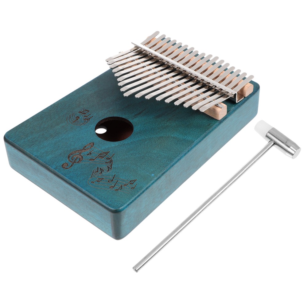 1 Set Kreativer kleiner Finger-Klavier hölzerner langlebiger Kalimba Chic