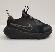 Nike Flex Runner 2 Slip On Shoes Black Anthracite DJ6039-001 Toddler Youth 7C