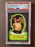 1977 Topps Star Wars Sticker, Luke Skywalker #1, graded PSA 