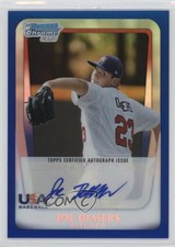 2011 Bowman Draft Blue Refractor 62/99 Joe DeMers #AA-JD Auto fm0