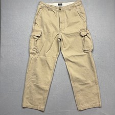 Polo Jeans Co Cargo Pants 36x32 31 Tan Khaki Ralph Lauren RL67 Military VTG