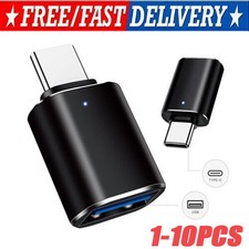 LED USB-C 3.1 Male to USB A Female Adapter Converter OTG Type C Android Phone