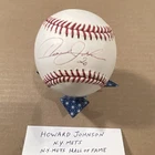 Howard Johnson Signed Official MLB Baseball - New York Mets - Not Authenticated