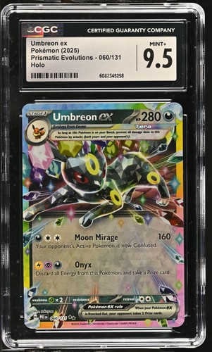 Umbreon ex graded CGC 9.5 for sale on eBay