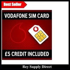 UK Vodafone Pay As You Go SIM Card with Credit - Perfect for Backup Devices