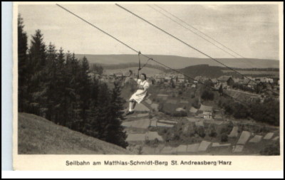 St. Andreasberg AK Seilbahn mit Frau Matthias Schmidt B
