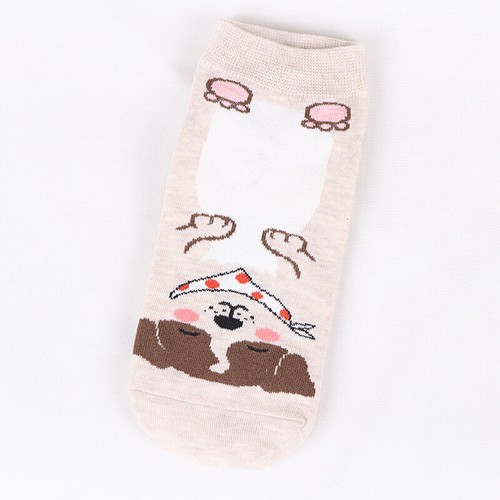 Dog Lover Gift Socks, Women&Girls One Size Lovely Animals Socks, 2D Cotton Soft - Picture 7 of 16