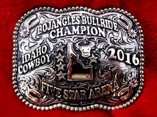 BILLRIDING CHAMPION PROFESSIONAL RODEO☆IDAHO☆RARE☆TROPHY BUCKLE☆2016☆171