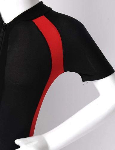 Kids One-piece Short Sleeves Swimsuit Rash Guard Bathing Suit Wetsuit Swimwear - Picture 44 of 62
