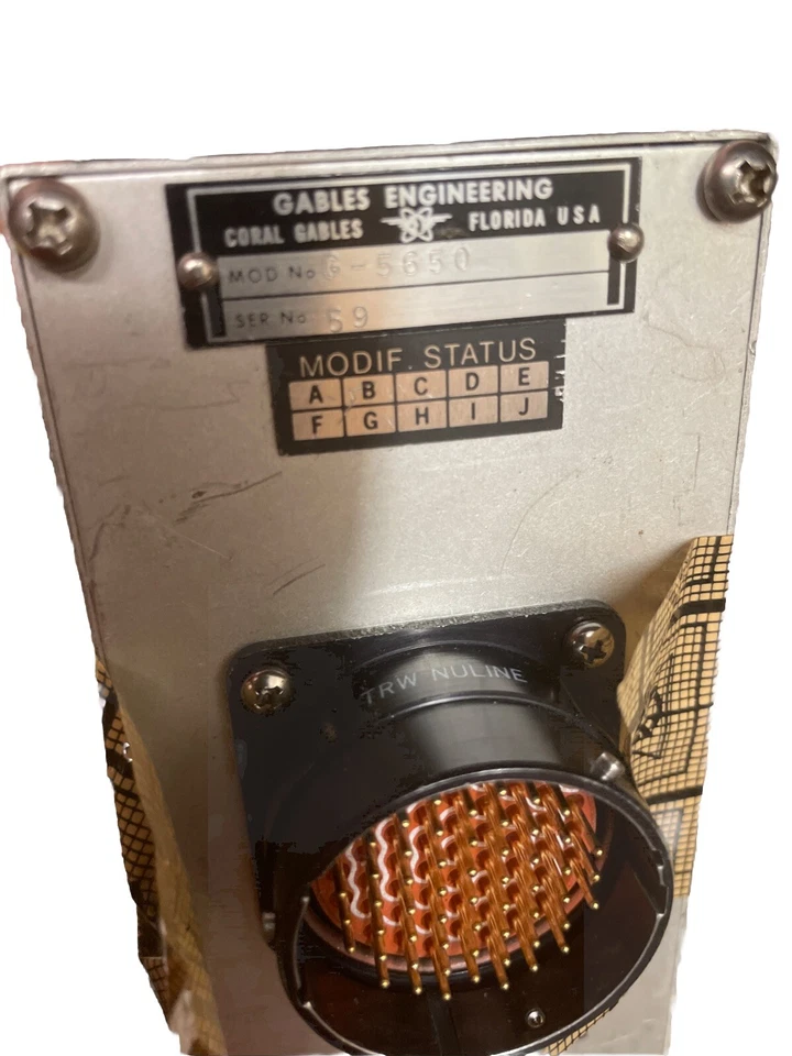 VHF Comm Panel Nº 1 Radio Comercial Aerolínea Avión Puertas Ingeniería Tritón Foto 3 de 4