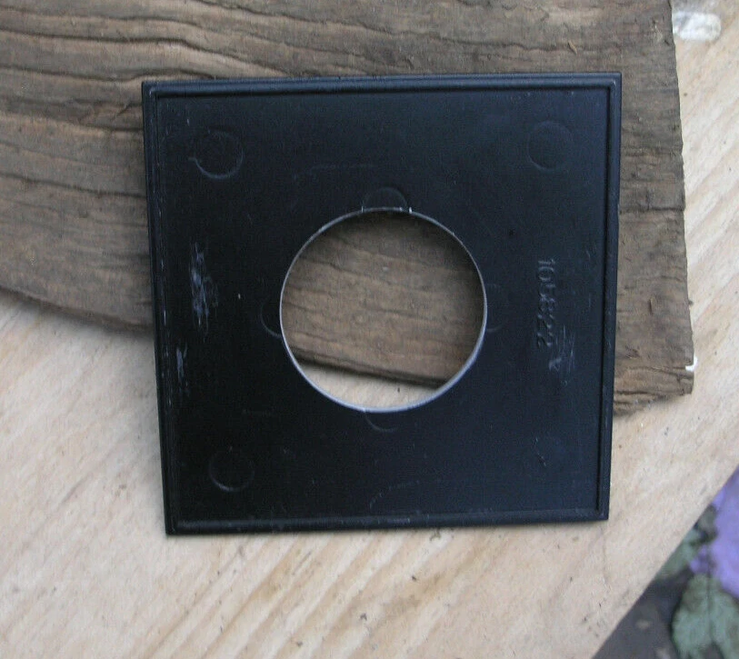 Calumet 4x4" for copal 0 metal lens board panel with 44.2mm 1.74" hole 105822 - Image 2 of 3