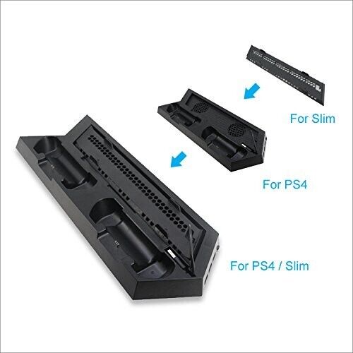 Dobe PS4 Pro Dual Charging Dock Veritcal Stand USB HUB with Cooling Fan for Son - Picture 3 of 6
