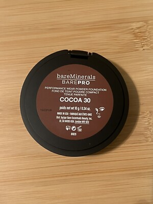 bareMinerals BarePro Powder Foundation - COCOA  30 - Brand New - No Box