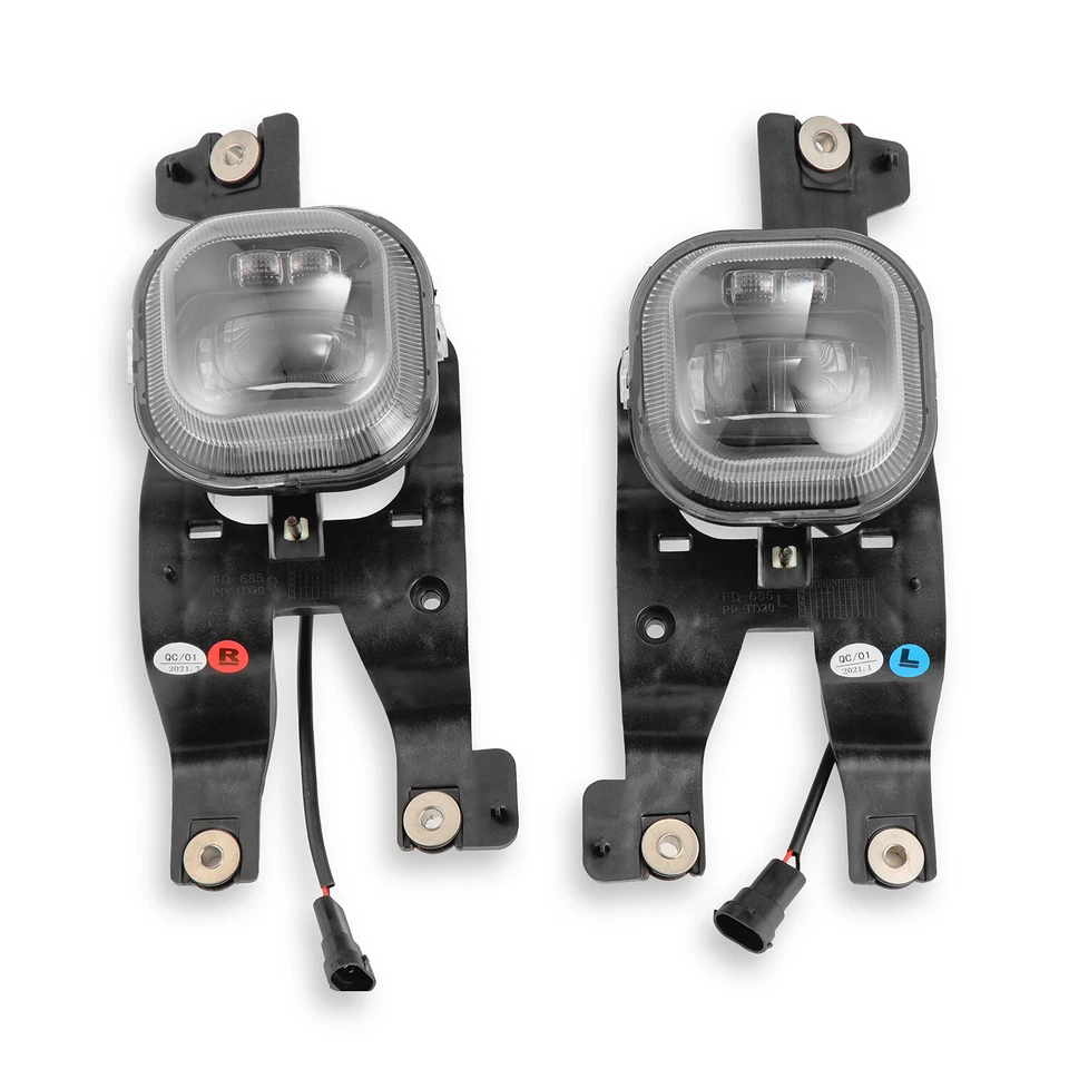 LED Fog Lights For 2008-2010 Ford F250 F350 F450 Super Duty Bumper Lamps Pair - Image 3 of 4