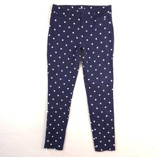 Old Navy Pixie Ankle Navy Dots Womens Polka Dot Pants Size 8 Tall  30x29 